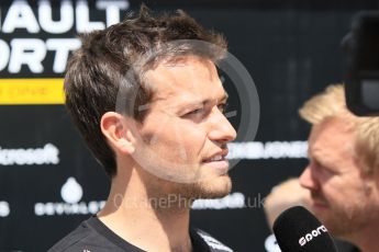 World © Octane Photographic Ltd. Renault Sport F1 Team RS16 – Jolyon Palmer. Thursday 21st July 2016, F1 Hungarian GP Paddock, Hungaroring, Hungary. Digital Ref :1636CB1D5710