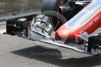World © Octane Photographic Ltd. Haas F1 Team VF-16. Thursday 21st July 2016, F1 Hungarian GP Paddock, Hungaroring, Hungary. Digital Ref :1636CB1D5733
