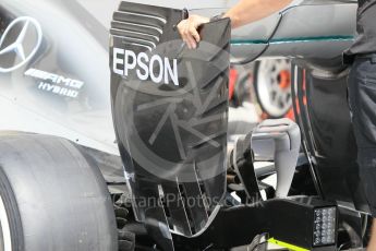 World © Octane Photographic Ltd. Mercedes AMG Petronas W07 Hybrid – Lewis Hamilton. Thursday 21st July 2016, F1 Hungarian GP Paddock, Hungaroring, Hungary. Digital Ref :1636CB1D5781