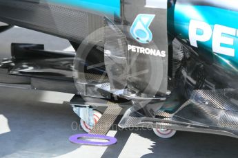 World © Octane Photographic Ltd. Mercedes AMG Petronas W07 Hybrid – Lewis Hamilton. Thursday 21st July 2016, F1 Hungarian GP Paddock, Hungaroring, Hungary. Digital Ref :1636CB1D5806