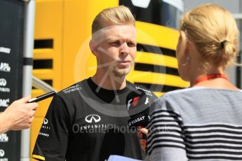 World © Octane Photographic Ltd. Renault Sport F1 Team RS16 - Kevin Magnussen. Thursday 21st July 2016, F1 Hungarian GP Paddock, Hungaroring, Hungary. Digital Ref :1636CB1D5828