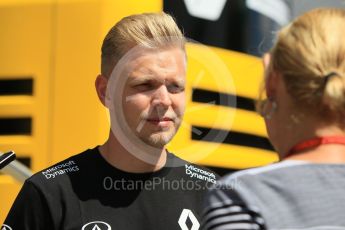 World © Octane Photographic Ltd. Renault Sport F1 Team RS16 - Kevin Magnussen. Thursday 21st July 2016, F1 Hungarian GP Paddock, Hungaroring, Hungary. Digital Ref :1636CB1D5832