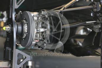 World © Octane Photographic Ltd. Mercedes AMG Petronas W07 Hybrid. Thursday 21st July 2016, F1 Hungarian GP Pitlane, Hungaroring, Hungary. Digital Ref :1636CB5D6351