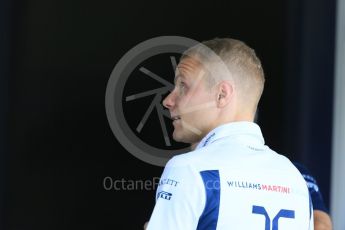 World © Octane Photographic Ltd. Williams Martini Racing, Williams Mercedes FW38 – Valtteri Bottas. Thursday 21st July 2016, F1 Hungarian GP Pitlane, Hungaroring, Hungary. Digital Ref :1636CB5D6385