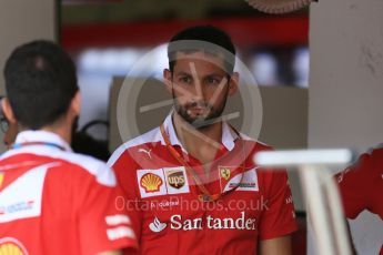 World © Octane Photographic Ltd. Scuderia Ferrari SF16-H – Daniele Cortesi (Powerplant). Thursday 21st July 2016, F1 Hungarian GP Pitlane, Hungaroring, Hungary. Digital Ref :1636CB5D6399