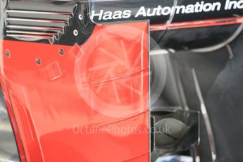 World © Octane Photographic Ltd. Haas F1 Team VF-16. Thursday 21st July 2016, F1 Hungarian GP Paddock, Hungaroring, Hungary. Digital Ref :1636CB5D6422