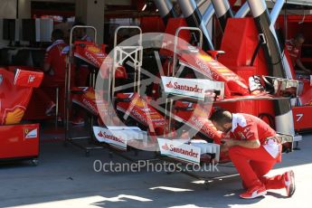 World © Octane Photographic Ltd. Scuderia Ferrari SF16-H – Sebastian Vettel. Thursday 21st July 2016, F1 Hungarian GP Pitlane, Hungaroring, Hungary. Digital Ref : 1636LB1D0384