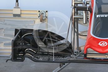 World © Octane Photographic Ltd. Haas F1 Team VF-16. Thursday 21st July 2016, F1 Hungarian GP Pitlane, Hungaroring, Hungary. Digital Ref : 1636LB1D0414