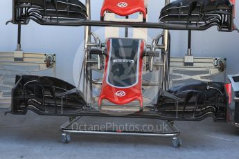 World © Octane Photographic Ltd. Haas F1 Team VF-16. Thursday 21st July 2016, F1 Hungarian GP Pitlane, Hungaroring, Hungary. Digital Ref : 1636LB1D0427