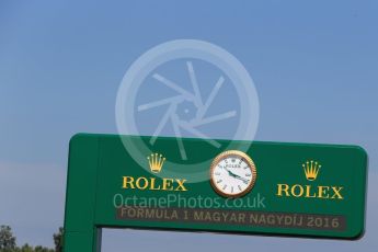 World © Octane Photographic Ltd. Thursday 21st July 2016, F1 Hungarian GP Pitlane, Hungaroring, Hungary. Digital Ref : 1636LB1D0428