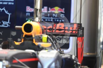 World © Octane Photographic Ltd. Red Bull Racing RB12. Thursday 21st July 2016, F1 Hungarian GP Pitlane, Hungaroring, Hungary. Digital Ref : 1636LB1D9510