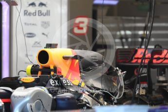 World © Octane Photographic Ltd. Red Bull Racing RB12. Thursday 21st July 2016, F1 Hungarian GP Pitlane, Hungaroring, Hungary. Digital Ref : 1636LB1D9518