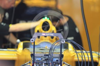 World © Octane Photographic Ltd. Renault Sport F1 Team RS16. Thursday 21st July 2016, F1 Hungarian GP Pitlane, Hungaroring, Hungary. Digital Ref : 1636LB1D9541