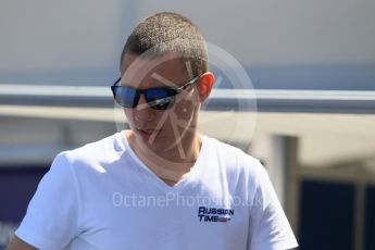 World © Octane Photographic Ltd. Russian Time - GP2/11 – Raffaele Marciello. Thursday 21st July 2016, GP2 Paddock, Hungaroring, Hungary. Digital Ref :1637CB1D5504