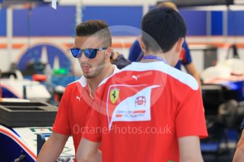 World © Octane Photographic Ltd. Trident – GP3/16 – Giuliano Alesi and Antonio Fuoco. Thursday 21st July 2016, GP3 Paddock, Hungaroring, Hungary. Digital Ref :1637CB1D5513