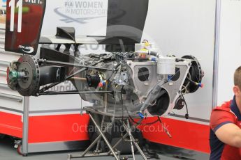 World © Octane Photographic Ltd. ART Grand Prix – GP3/16 gearbox. Thursday 21st July 2016, GP3 Paddock, Hungaroring, Hungary. Digital Ref :1637CB1D5517