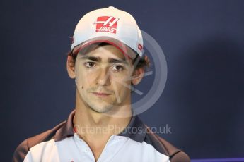 World © Octane Photographic Ltd. F1 Italian GP FIA Drivers’ Press Conference, Monza, Italy. Thursday 1st September 2016. Haas F1 Team - Esteban Gutierrez. Digital Ref : 1695LB1D4152