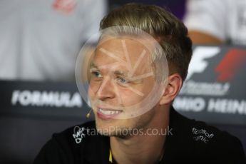 World © Octane Photographic Ltd. F1 Italian GP FIA Drivers’ Press Conference, Monza, Italy. Thursday 1st September 2016. Renault Sport F1 Team - Kevin Magnussen. Digital Ref : 1695LB1D4163