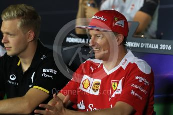 World © Octane Photographic Ltd. F1 Italian GP FIA Drivers’ Press Conference, Monza, Italy. Thursday 1st September 2016. Scuderia Ferrari – Kimi Raikkonen. Digital Ref : 1695LB2D5406