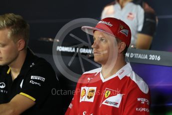 World © Octane Photographic Ltd. F1 Italian GP FIA Drivers’ Press Conference, Monza, Italy. Thursday 1st September 2016. Scuderia Ferrari – Kimi Raikkonen. Digital Ref : 1695LB2D5439