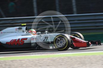 World © Octane Photographic Ltd. Haas F1 Team VF-16 - Esteban Gutierrez. Friday 2nd September 2016, F1 Italian GP Practice 1, Monza, Italy. Digital Ref : 1697LB1D5196