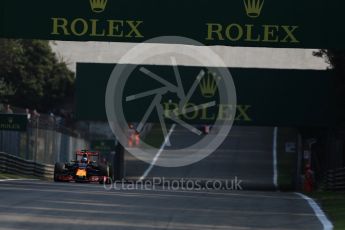 World © Octane Photographic Ltd. Red Bull Racing RB12 – Daniel Ricciardo. Friday 2nd September 2016, F1 Italian GP Practice 1, Monza, Italy. Digital Ref :1697LB1D5423