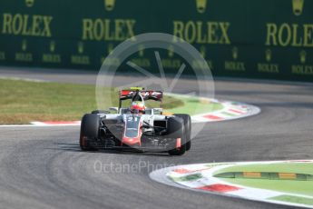 World © Octane Photographic Ltd. Haas F1 Team VF-16 - Esteban Gutierrez. Friday 2nd September 2016, F1 Italian GP Practice 1, Monza, Italy. Digital Ref :1697LB1D5793