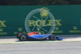 World © Octane Photographic Ltd. Manor Racing MRT05 – Esteban Ocon. Friday 2nd September 2016, F1 Italian GP Practice 1, Monza, Italy. Digital Ref :1697LB2D5535