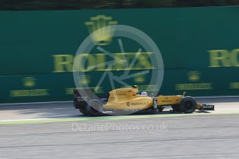World © Octane Photographic Ltd. Renault Sport F1 Team RS16 – Jolyon Palmer. Friday 2nd September 2016, F1 Italian GP Practice 1, Monza, Italy. Digital Ref :1697LB2D5560