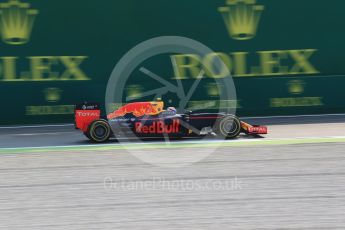 World © Octane Photographic Ltd. Red Bull Racing RB12 – Max Verstappen. Friday 2nd September 2016, F1 Italian GP Practice 1, Monza, Italy. Digital Ref :1697LB2D5648