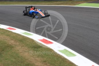 World © Octane Photographic Ltd. Manor Racing MRT05 - Pascal Wehrlein. Friday 2nd September 2016, F1 Italian GP Practice 2, Monza, Italy. Digital Ref : 1699LB1D6104