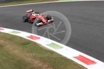 World © Octane Photographic Ltd. Scuderia Ferrari SF16-H – Kimi Raikkonen. Friday 2nd September 2016, F1 Italian GP Practice 2, Monza, Italy. Digital Ref : 1699LB1D6113