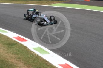 World © Octane Photographic Ltd. Mercedes AMG Petronas W07 Hybrid – Nico Rosberg. Friday 2nd September 2016, F1 Italian GP Practice 2, Monza, Italy. Digital Ref : 1699LB1D6304