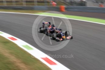 World © Octane Photographic Ltd. Scuderia Toro Rosso STR11 – Daniil Kvyat. Friday 2nd September 2016, F1 Italian GP Practice 2, Monza, Italy. Digital Ref : 1699LB1D6397