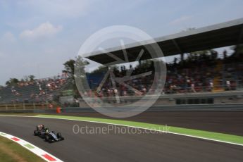 World © Octane Photographic Ltd. Sahara Force India VJM09 - Sergio Perez. Friday 2nd September 2016, F1 Italian GP Practice 2, Monza, Italy. Digital Ref : 1699LB2D5942