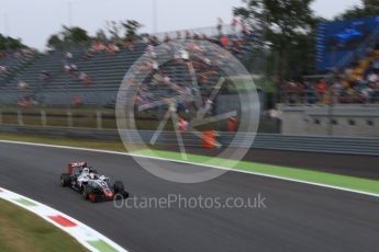 World © Octane Photographic Ltd. Haas F1 Team VF-16 – Romain Grosjean. Friday 2nd September 2016, F1 Italian GP Practice 2, Monza, Italy. Digital Ref : 1699LB2D6045