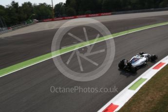 World © Octane Photographic Ltd. Williams Martini Racing, Williams Mercedes FW38 – Felipe Massa. Friday 2nd September 2016, F1 Italian GP Practice 2, Monza, Italy. Digital Ref : 1699LB2D6074