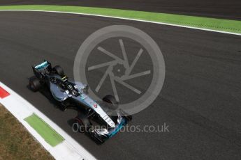 World © Octane Photographic Ltd. Mercedes AMG Petronas W07 Hybrid – Nico Rosberg. Friday 2nd September 2016, F1 Italian GP Practice 2, Monza, Italy. Digital Ref : 1699LB2D6252