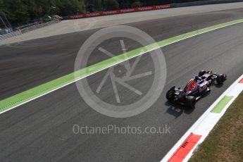 World © Octane Photographic Ltd. Scuderia Toro Rosso STR11 – Daniil Kvyat. Friday 2nd September 2016, F1 Italian GP Practice 2, Monza, Italy. Digital Ref : 1699LB2D6321