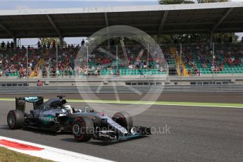 World © Octane Photographic Ltd. Mercedes AMG Petronas W07 Hybrid – Lewis Hamilton. Friday 2nd September 2016, F1 Italian GP Practice 2, Monza, Italy. Digital Ref : 1699LB2D6351