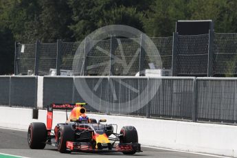 World © Octane Photographic Ltd. Red Bull Racing RB12 – Max Verstappen. Saturday 3rd September 2016, F1 Italian GP Practice 3, Monza, Italy. Digital Ref :1704LB1D7854