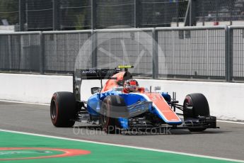 World © Octane Photographic Ltd. Manor Racing MRT05 – Esteban Ocon. Saturday 3rd September 2016, F1 Italian GP Practice 3, Monza, Italy. Digital Ref :1704LB1D7936