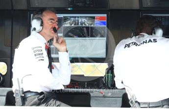 World © Octane Photographic Ltd. Mercedes AMG Petronas Technical Director - Paddy Lowe. Saturday 3rd September 2016, F1 Italian GP Practice 3, Monza, Italy. Digital Ref :1704LB1D7987