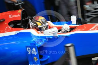 World © Octane Photographic Ltd. Manor Racing MRT05 - Pascal Wehrlein. Saturday 3rd September 2016, F1 Italian GP Practice 3, Monza, Italy. Digital Ref :1704LB2D6418