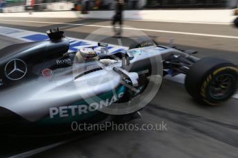 World © Octane Photographic Ltd. Mercedes AMG Petronas W07 Hybrid – Lewis Hamilton. Saturday 3rd September 2016, F1 Italian GP Practice 3, Monza, Italy. Digital Ref : 1704LB2D6473