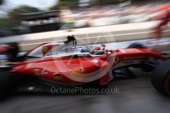 World © Octane Photographic Ltd. Scuderia Ferrari SF16-H – Sebastian Vettel. Saturday 3rd September 2016, F1 Italian GP Practice 3, Monza, Italy. Digital Ref : 1704LB2D6481