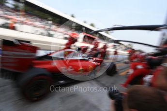 World © Octane Photographic Ltd. Scuderia Ferrari SF16-H – Sebastian Vettel. Saturday 3rd September 2016, F1 Italian GP Practice 3, Monza, Italy. Digital Ref : 1704LB2D6483