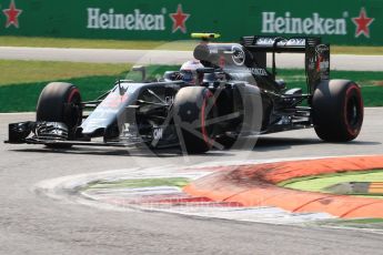 World © Octane Photographic Ltd. McLaren Honda MP4-31 – Jenson Button. Saturday 3rd September 2016, F1 Italian GP Qualifying, Monza, Italy. Digital Ref :1705LB1D8220