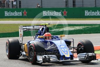 World © Octane Photographic Ltd. Sauber F1 Team C35 – Felipe Nasr. Saturday 3rd September 2016, F1 Italian GP Qualifying, Monza, Italy. Digital Ref :1705LB1D8274