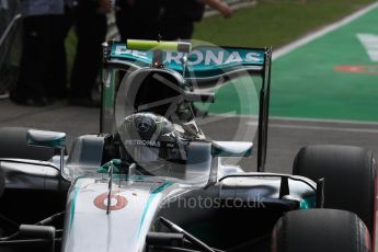 World © Octane Photographic Ltd. Mercedes AMG Petronas W07 Hybrid – Nico Rosberg. Saturday 3rd September 2016, F1 Italian GP Qualifying, Monza, Italy. Digital Ref :1705LB1D8597